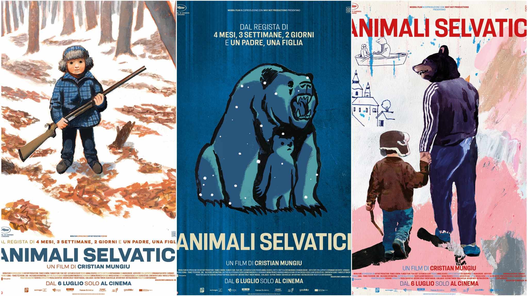 collage poster alternativi animali selvatici