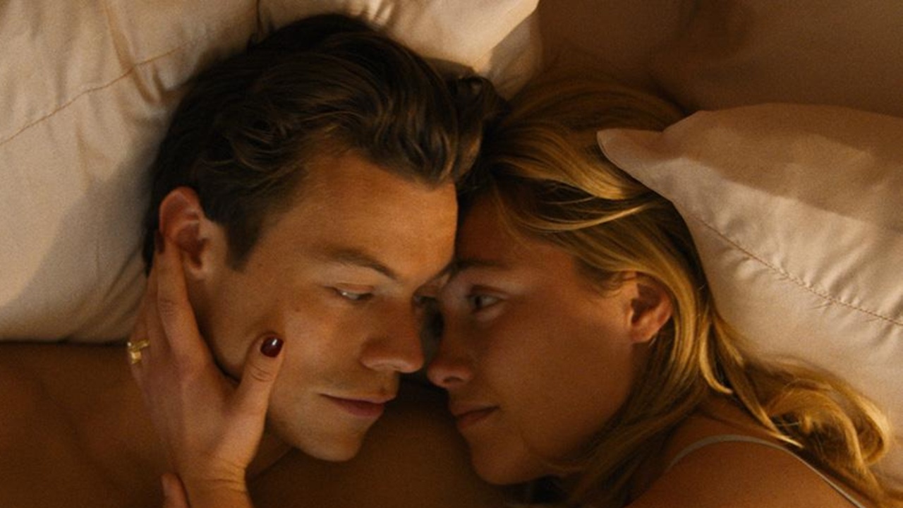 Harry styles e Florence Pugh in Don't Worry Darling