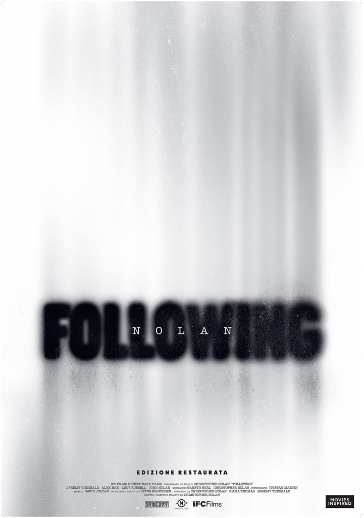 il poster italiano di Following