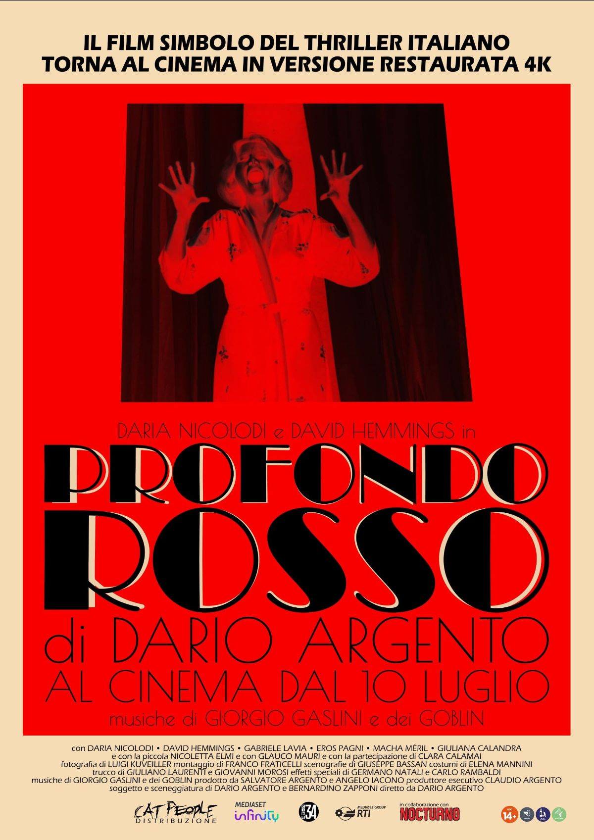 profondo rosso - poster