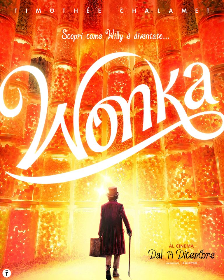 il poster di wonka