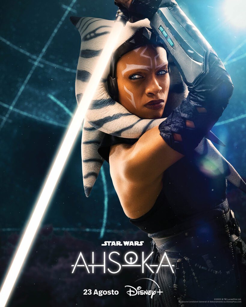 chracater poster serie star wars ahsoka 