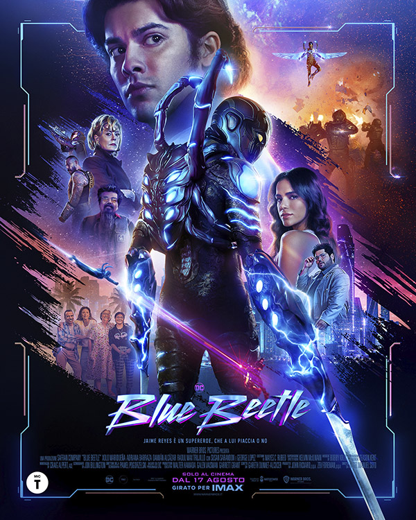 poster italiano Blue Beetle