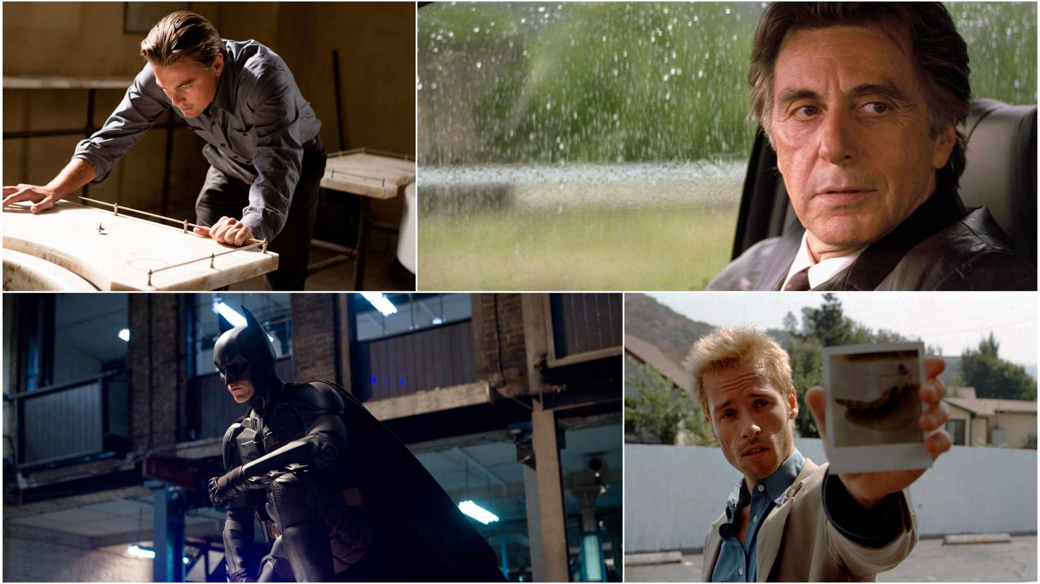 collage immagini film christopher nolan