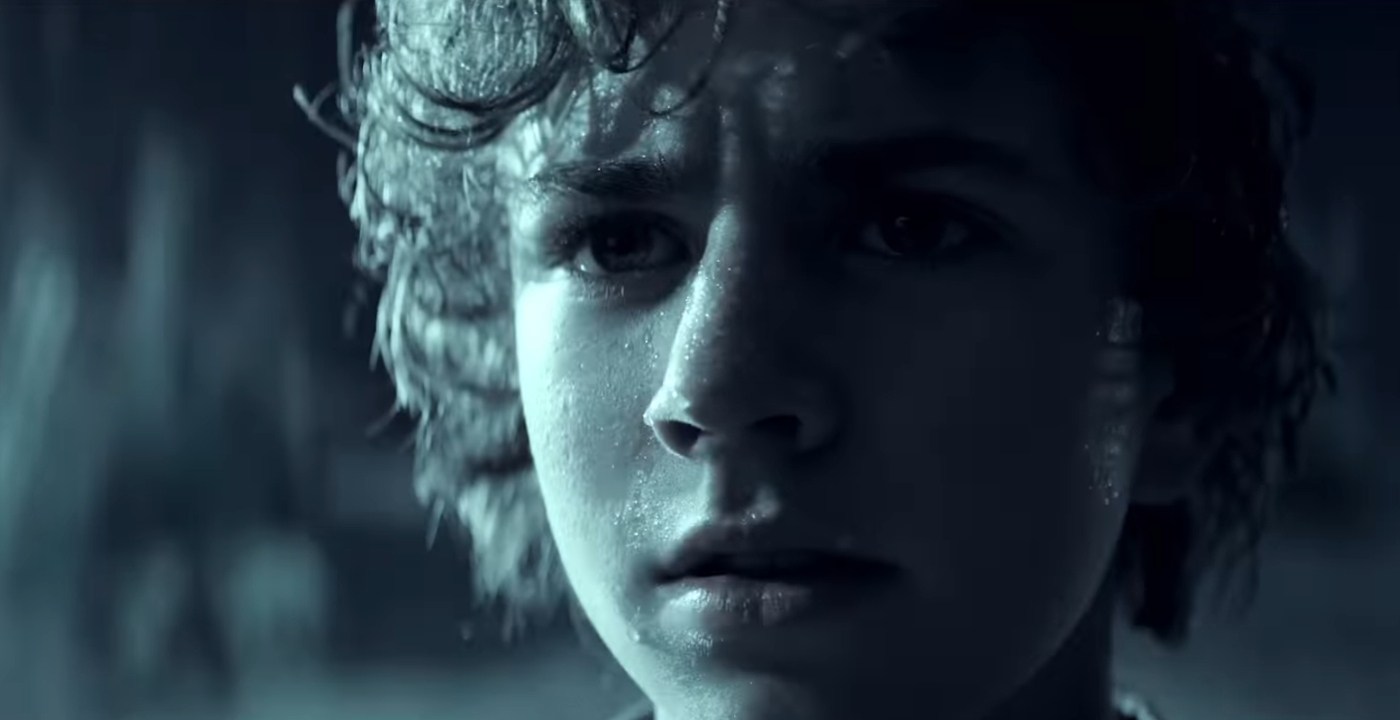 Walker Scobell in percy jackson e gli dei dell'olimpo