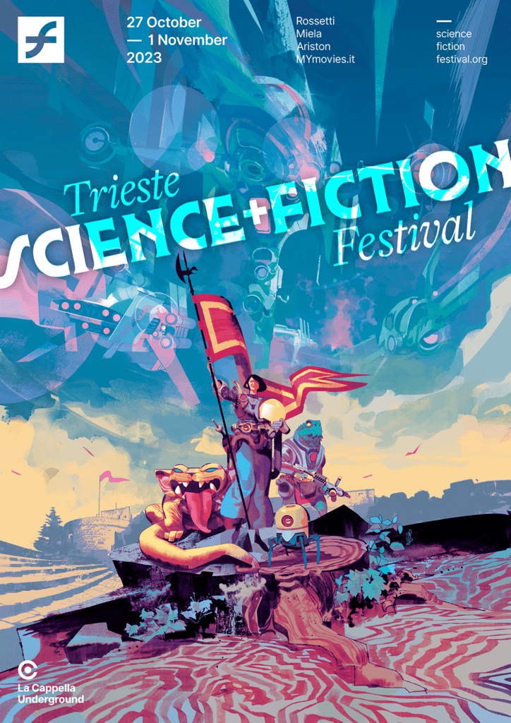 poster verticale del Trieste Science+Fiction Festival 2023