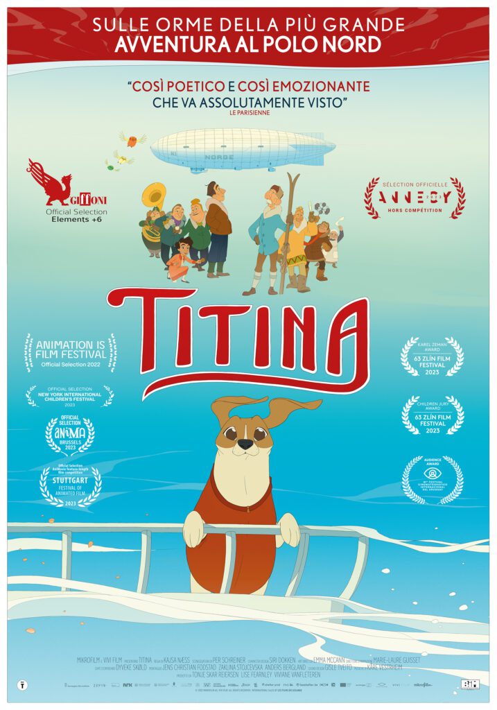 il poster dell'animazione Titina