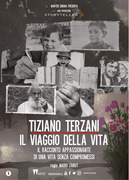 poster di Tiziano Terzani. Il Viaggio della Vita