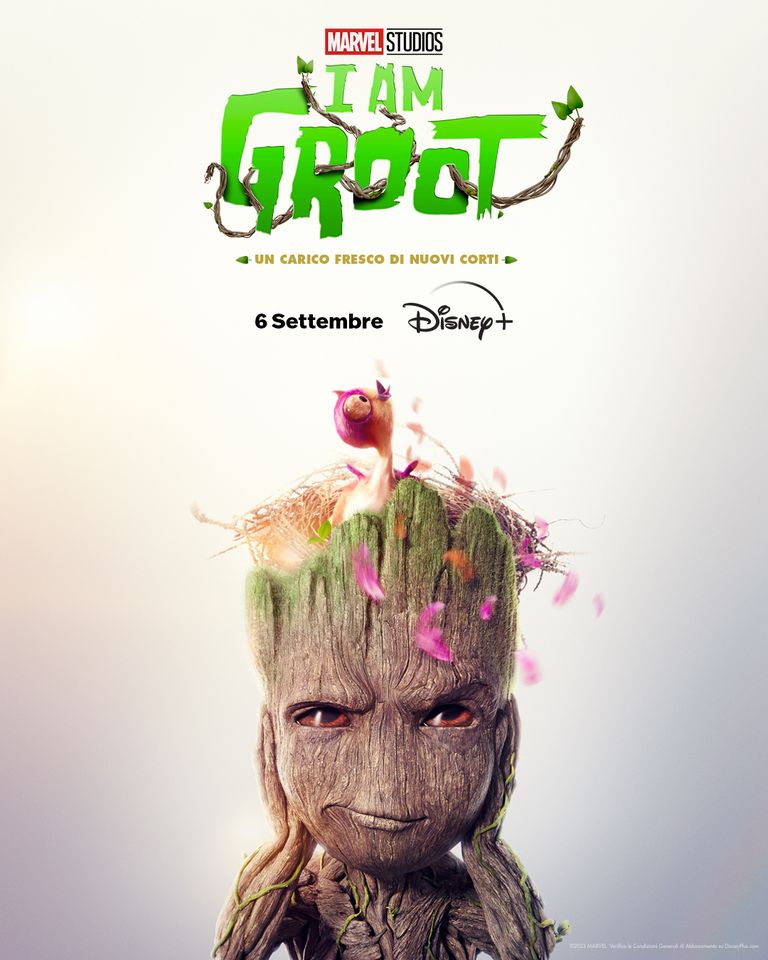cover poster seconda stagione i am groot
