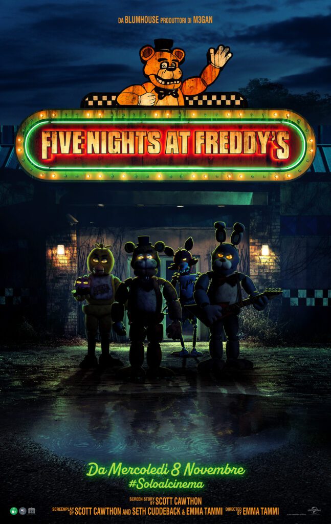 nuovo poster filom five nights at freddy's
