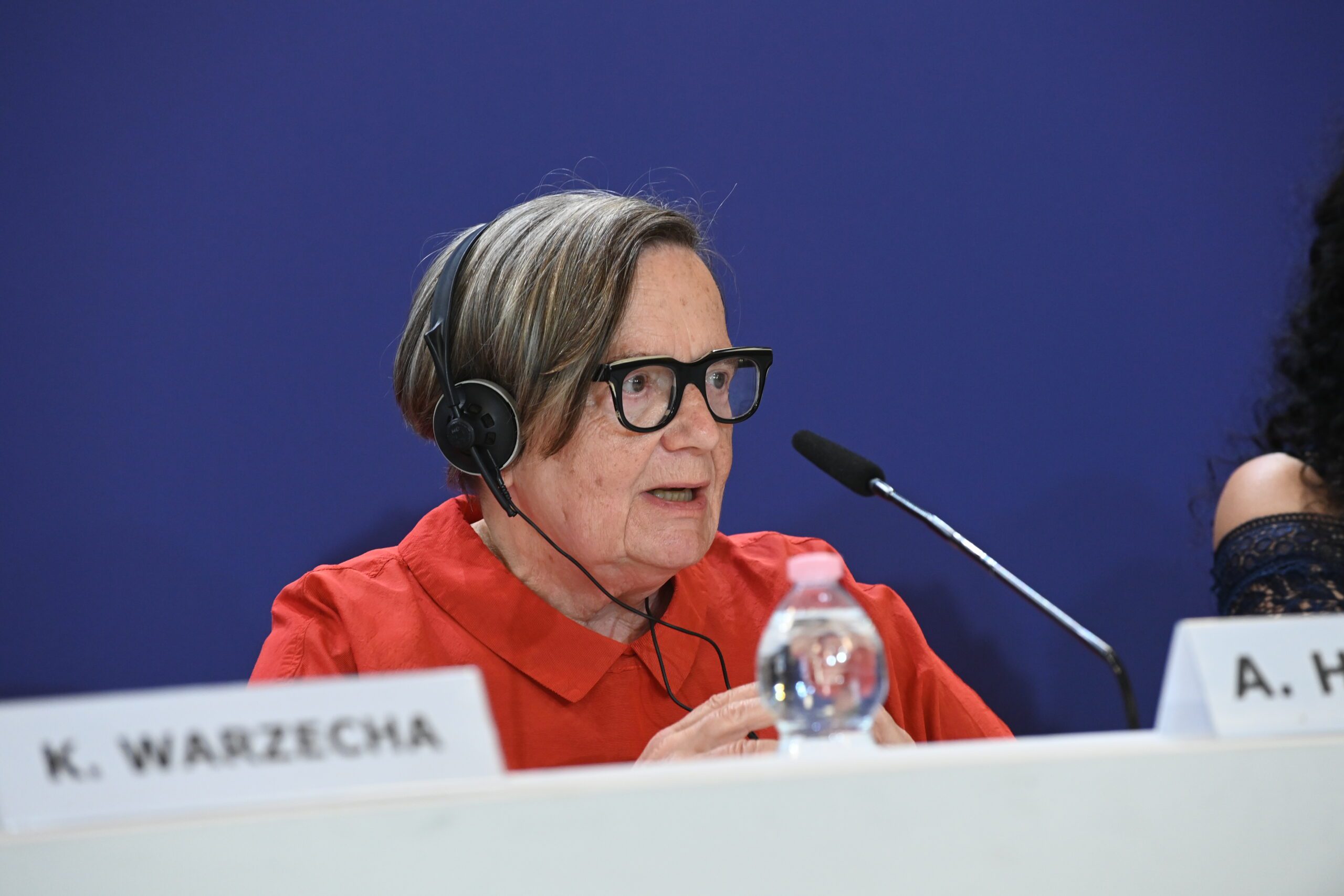 Agnieszka Holland press conference