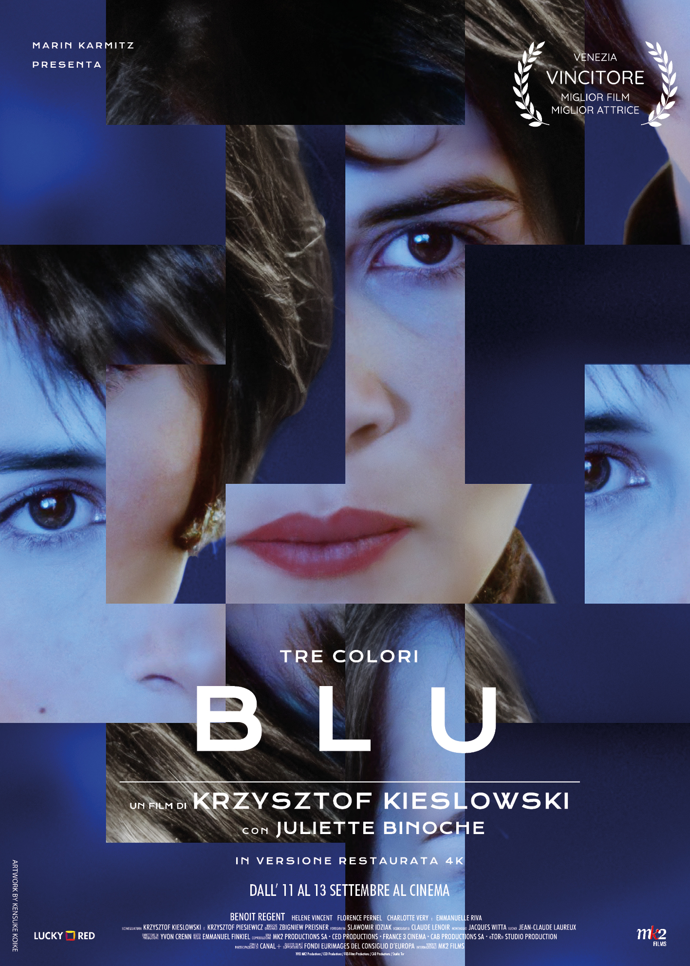 Poster Tre Colori - Film Blu