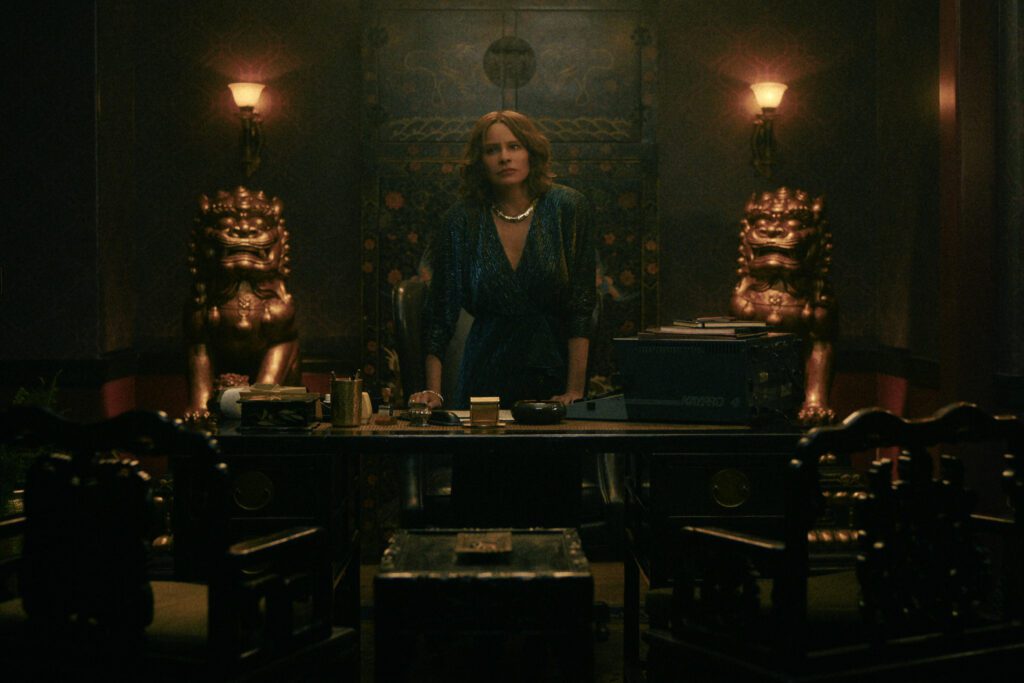 Griselda. Sofia Vergara as Griselda in episode 105 of Griselda. Cr. Courtesy of Netflix © 2023