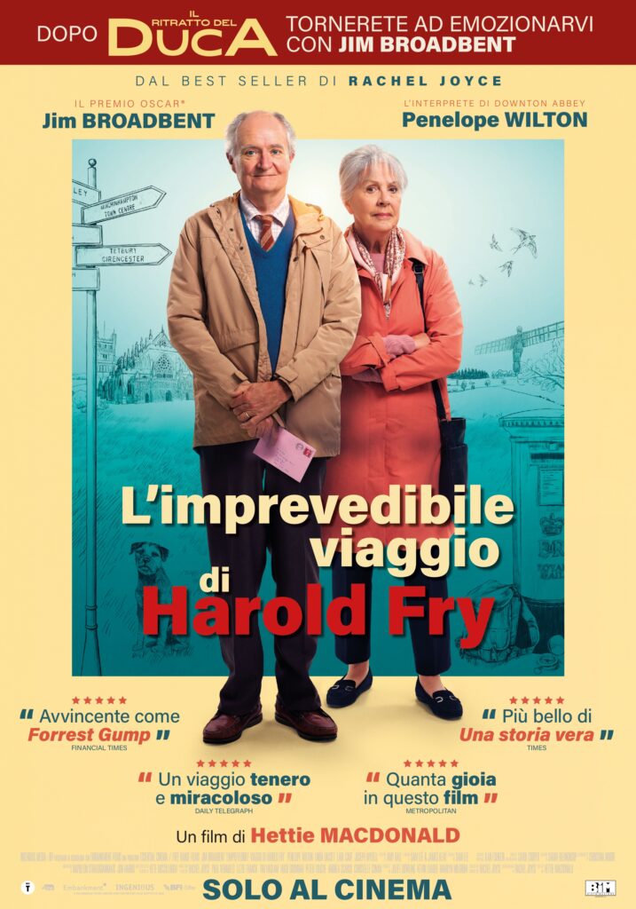 poster l'imprevedibile viaggio di harold fry