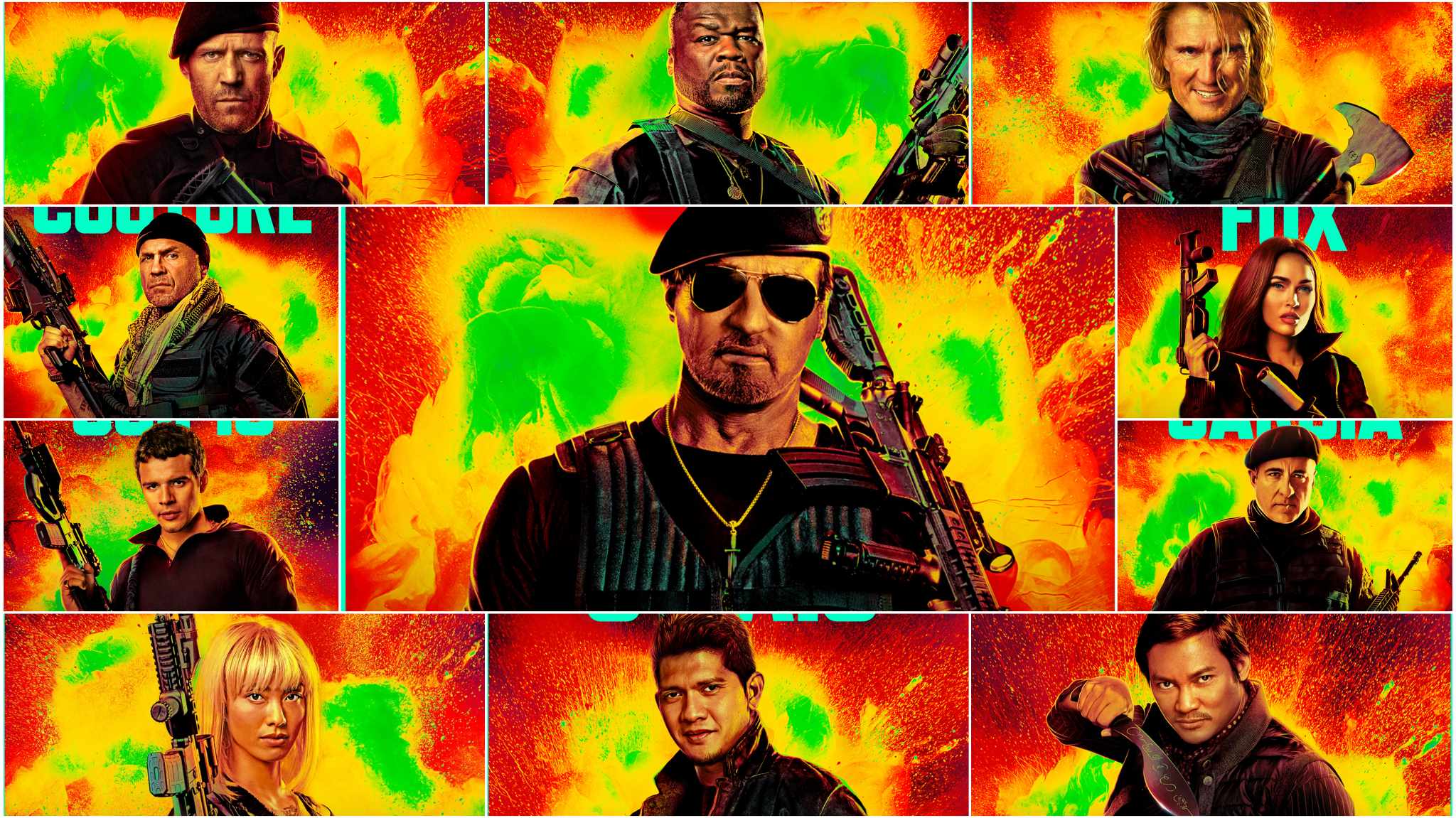 collage character poster i mercen4ri