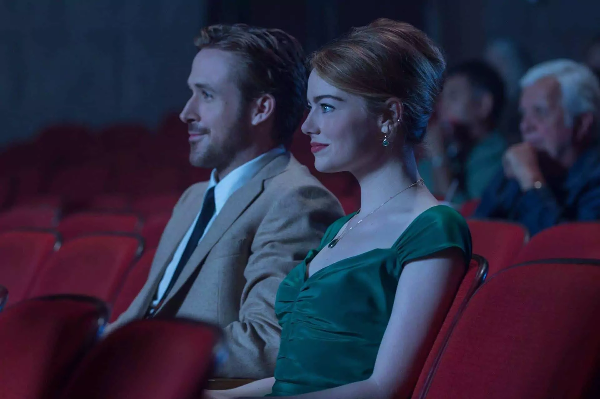 Emma Stone e Ryan Gosling in La La Land