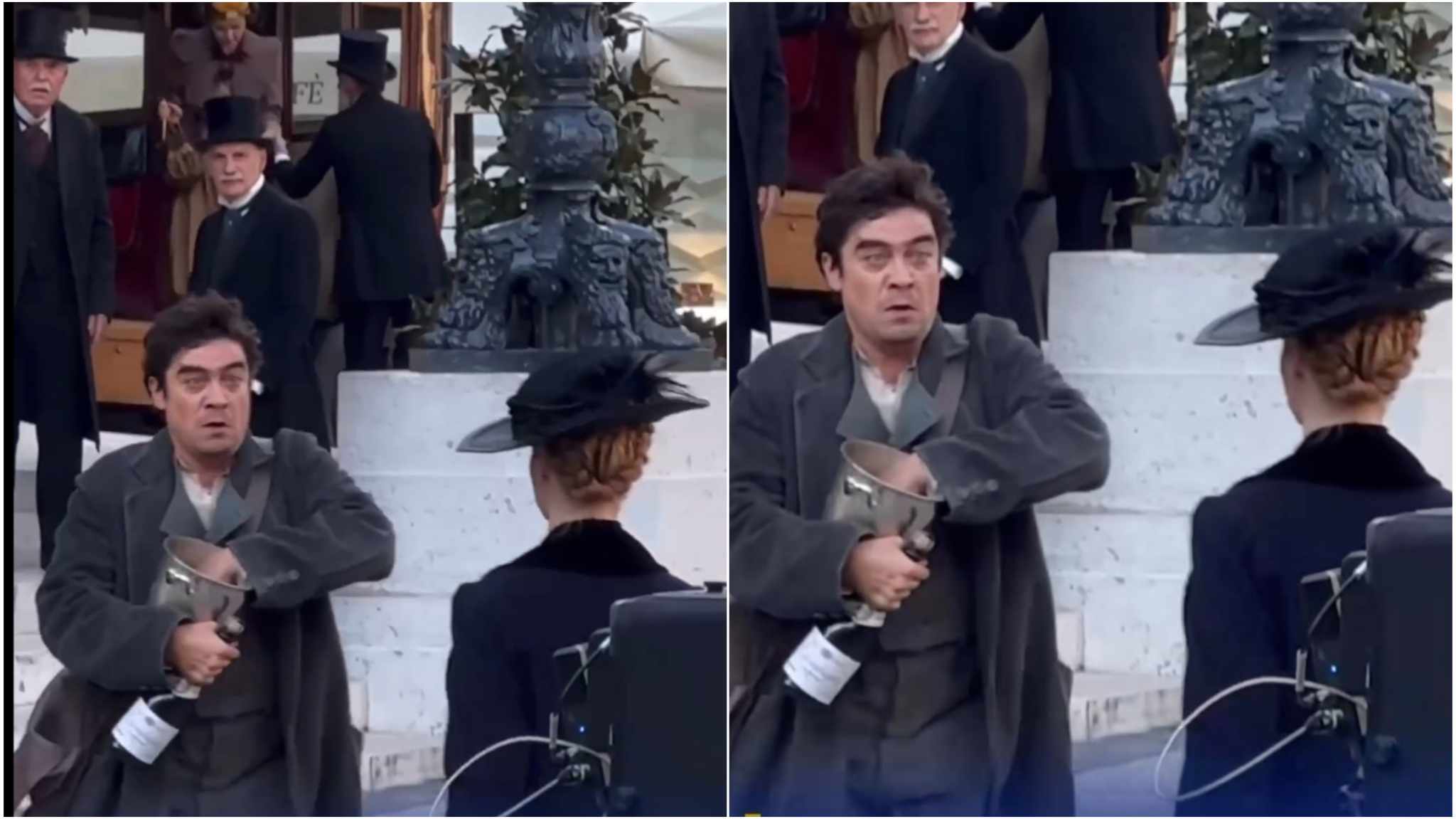 collage immagini riccardo scamarcio set modi