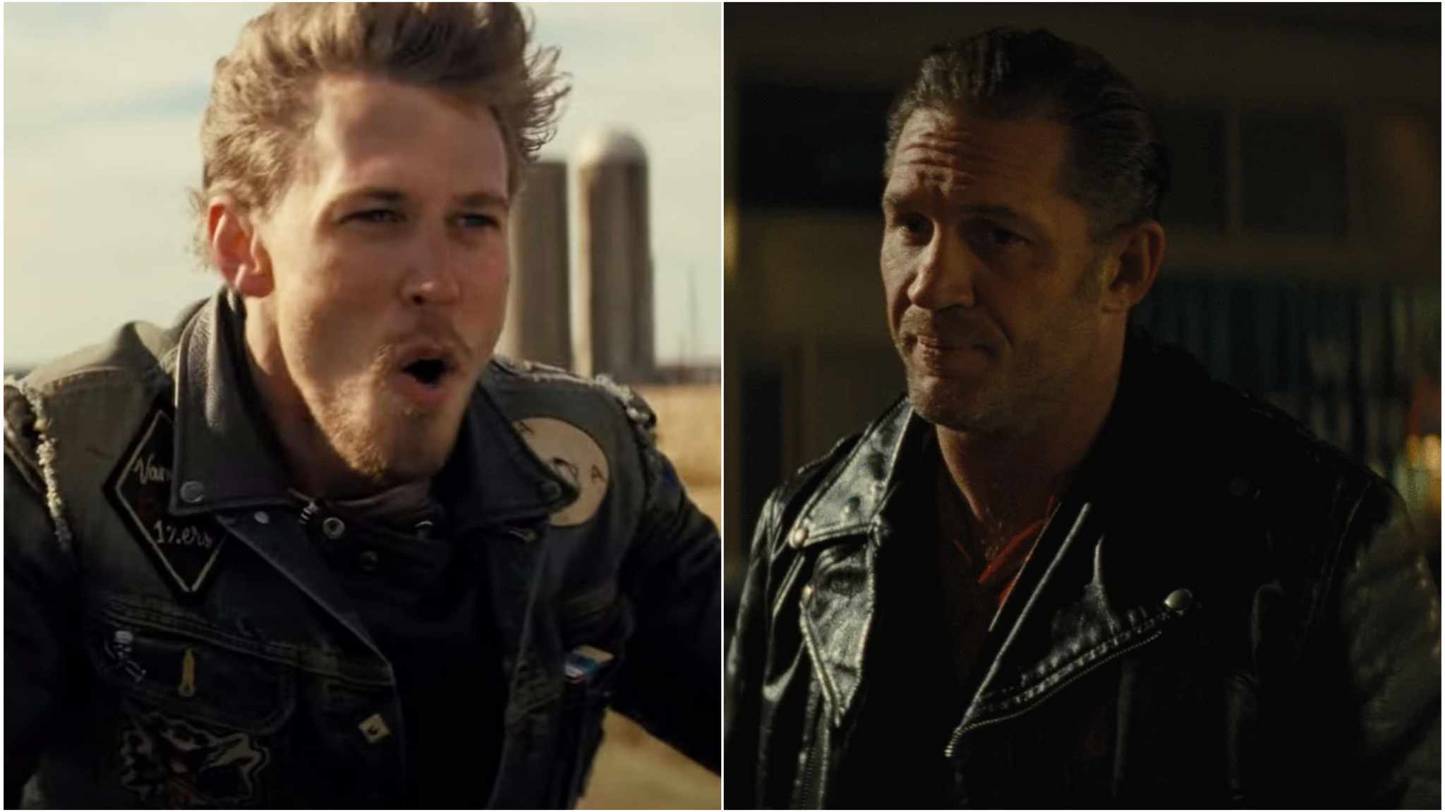 Austin Butler e Tom Hardy in The Bikeriders