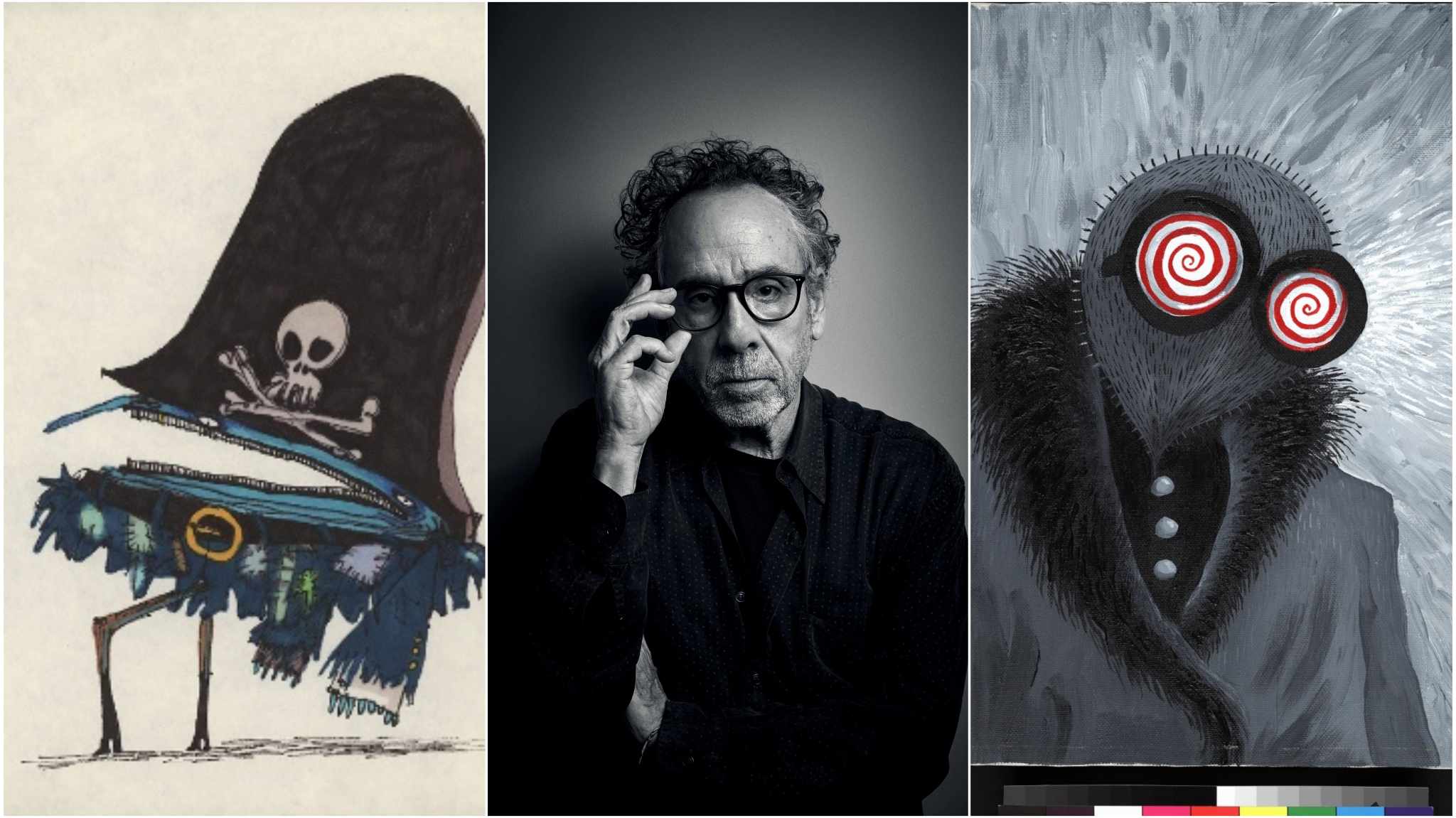 collage immagini Tim Burton