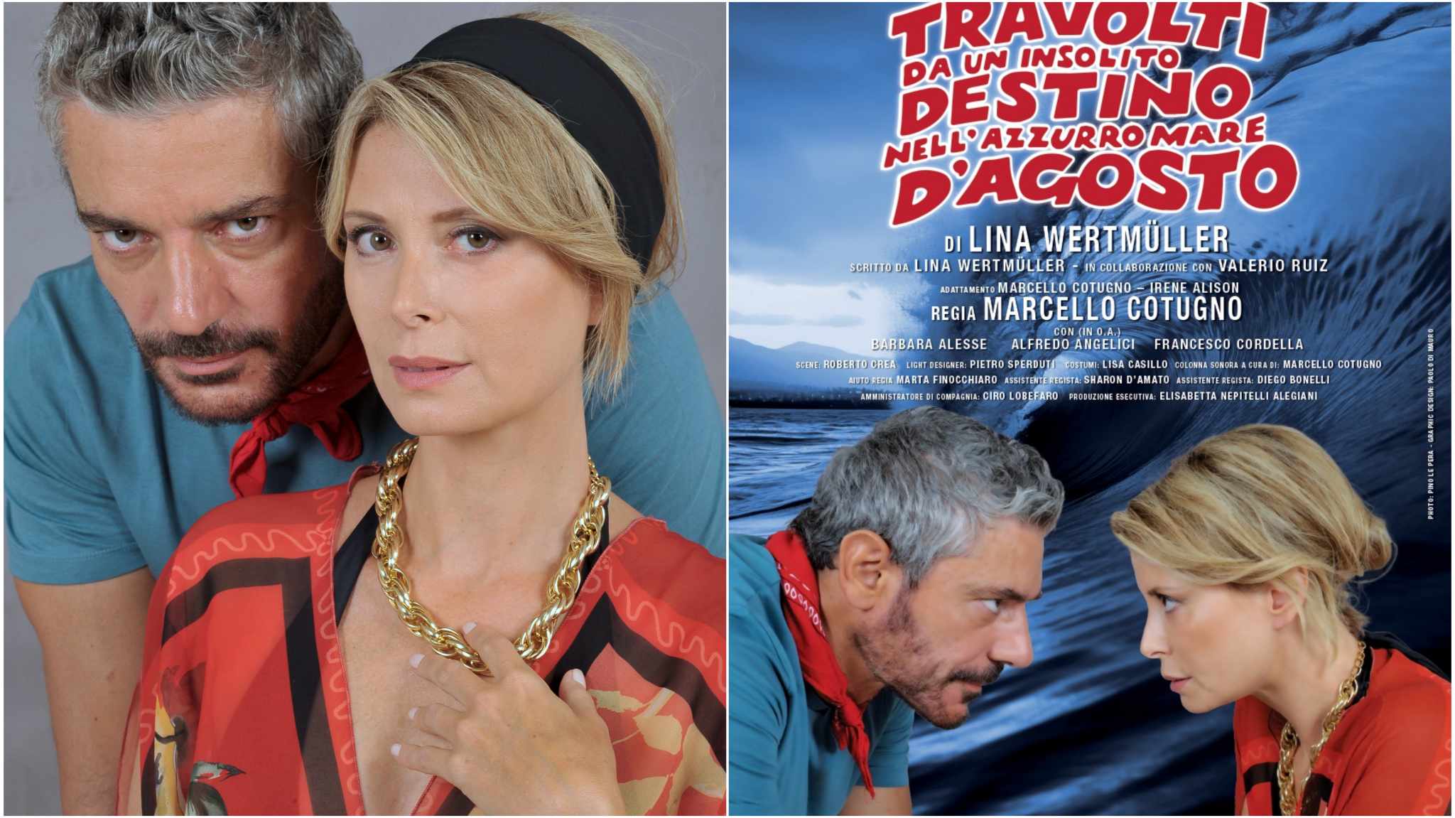Travolti da un insolito destino nell’azzurro mare d’agosto: lo spettacolo debutterà al Teatro Diana di Napoli