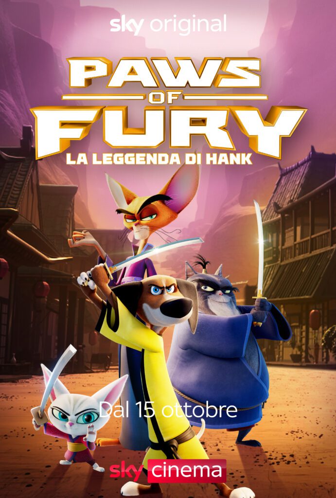 poster animazione paws of fury