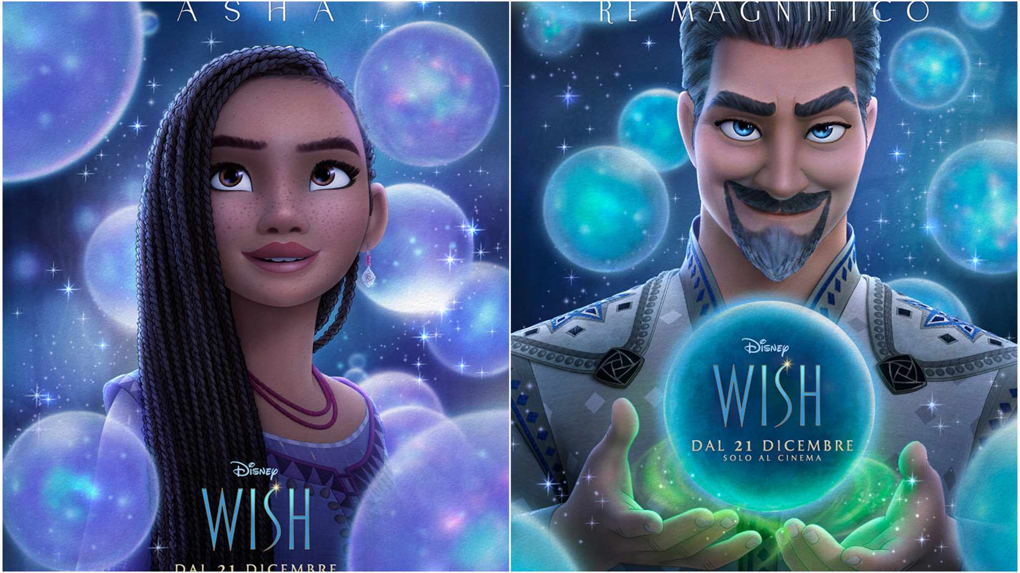 Wish: i character poster dedicati ad Asha e Re Magnifico - Thinkmovies