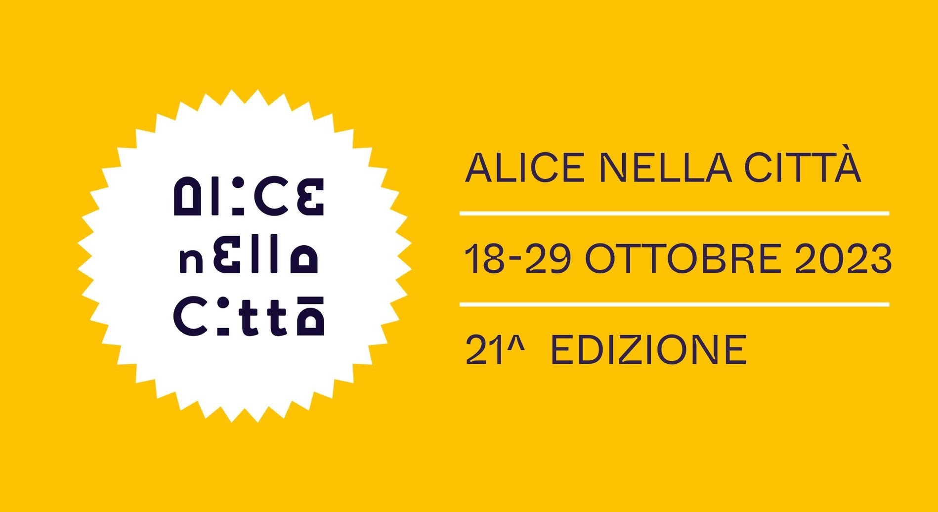 locandina alice della città 2023