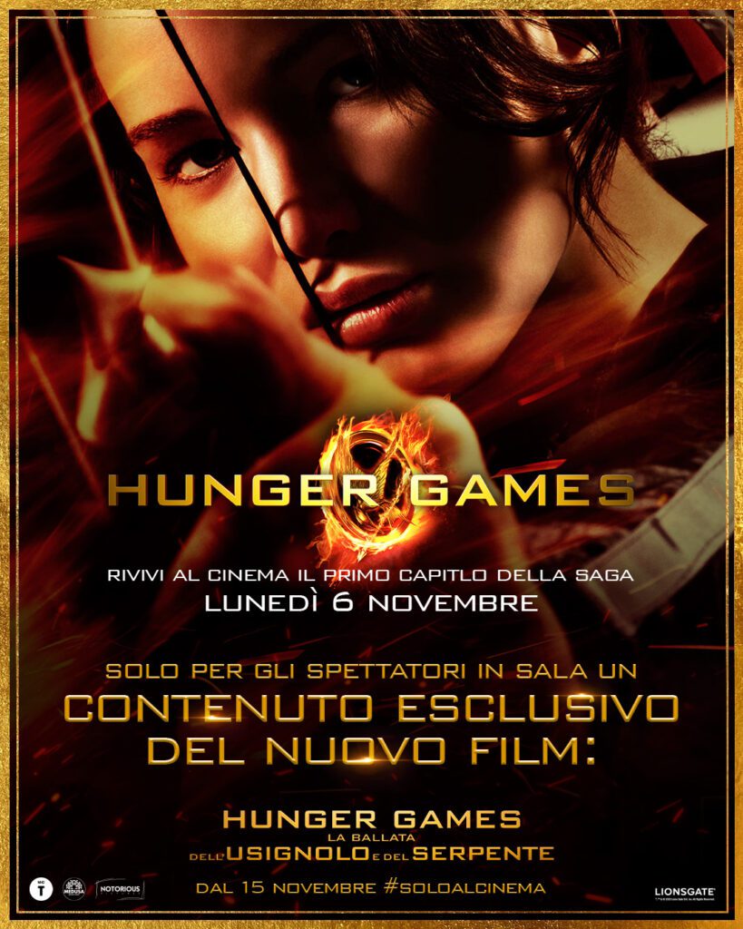 poster hunger games evento al cinema