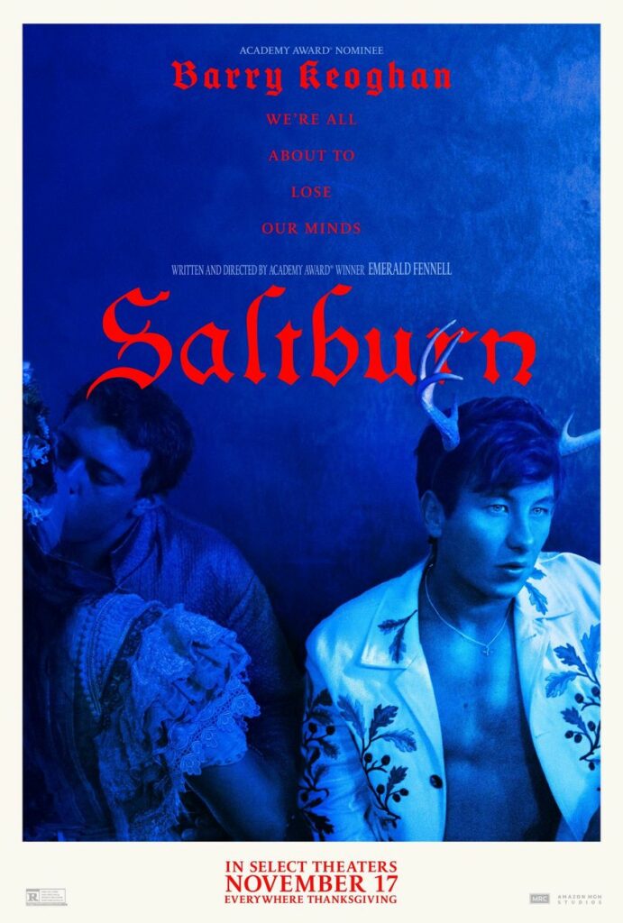 saltburn character poster barry keoghan