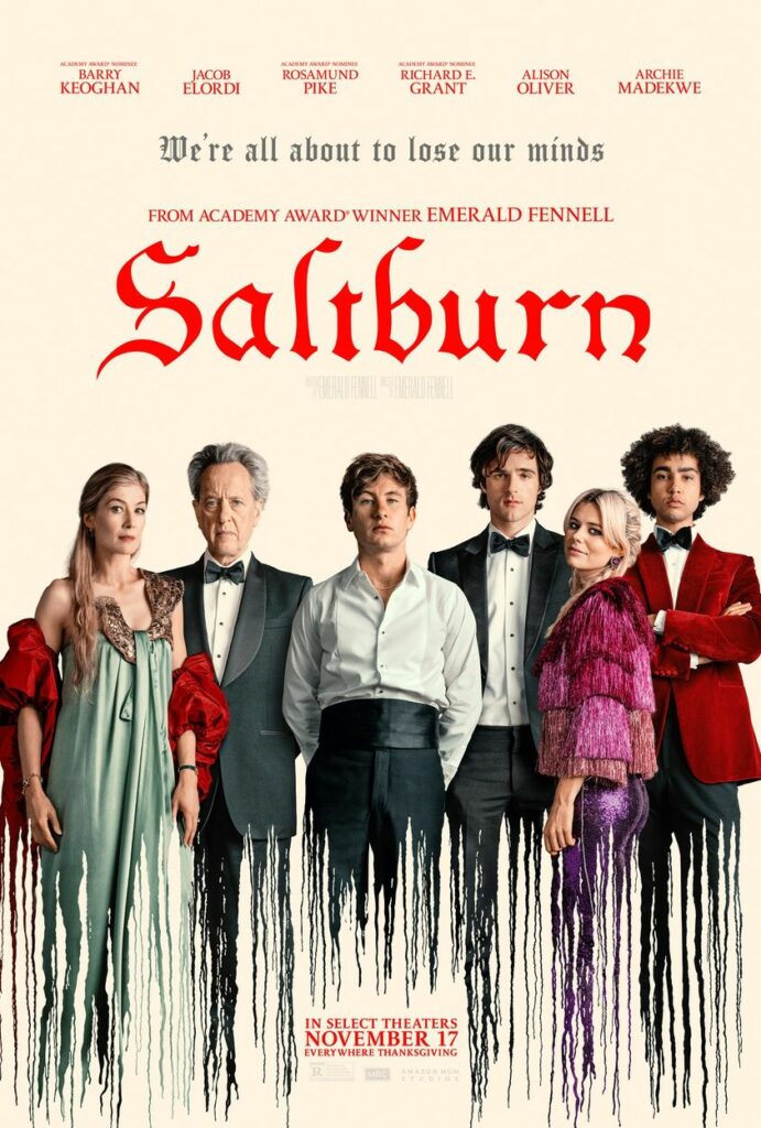 il nuovo poster di saltburn
