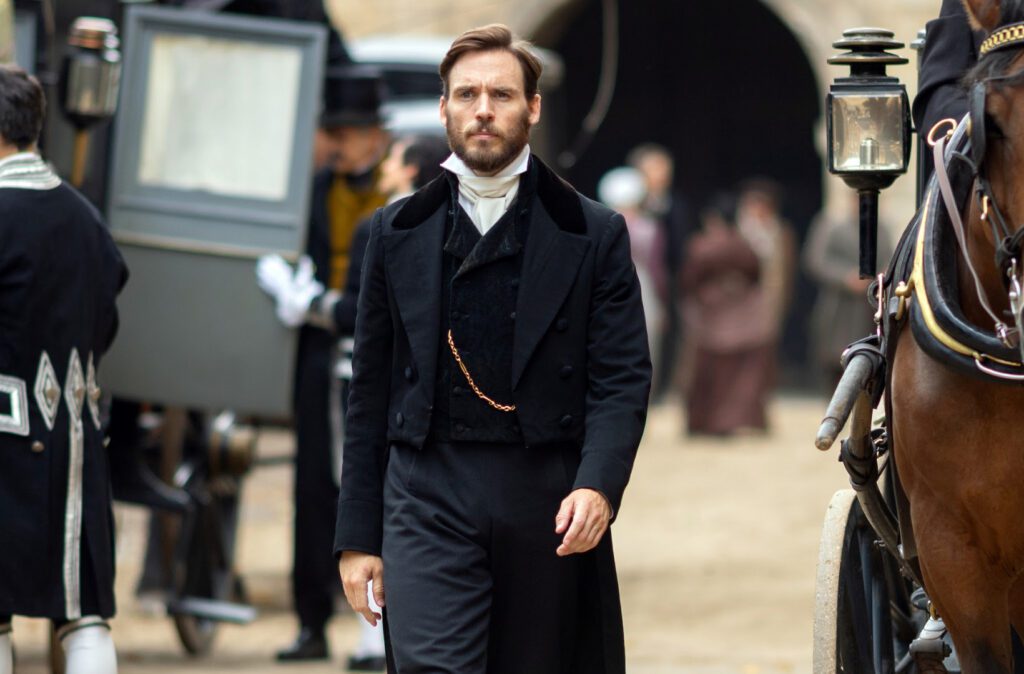 sam claflin nella serie de Il conte di montecristo