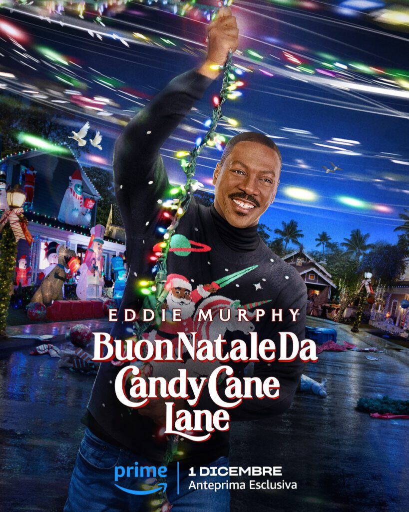 teaser poster buon natale da candy cane lane