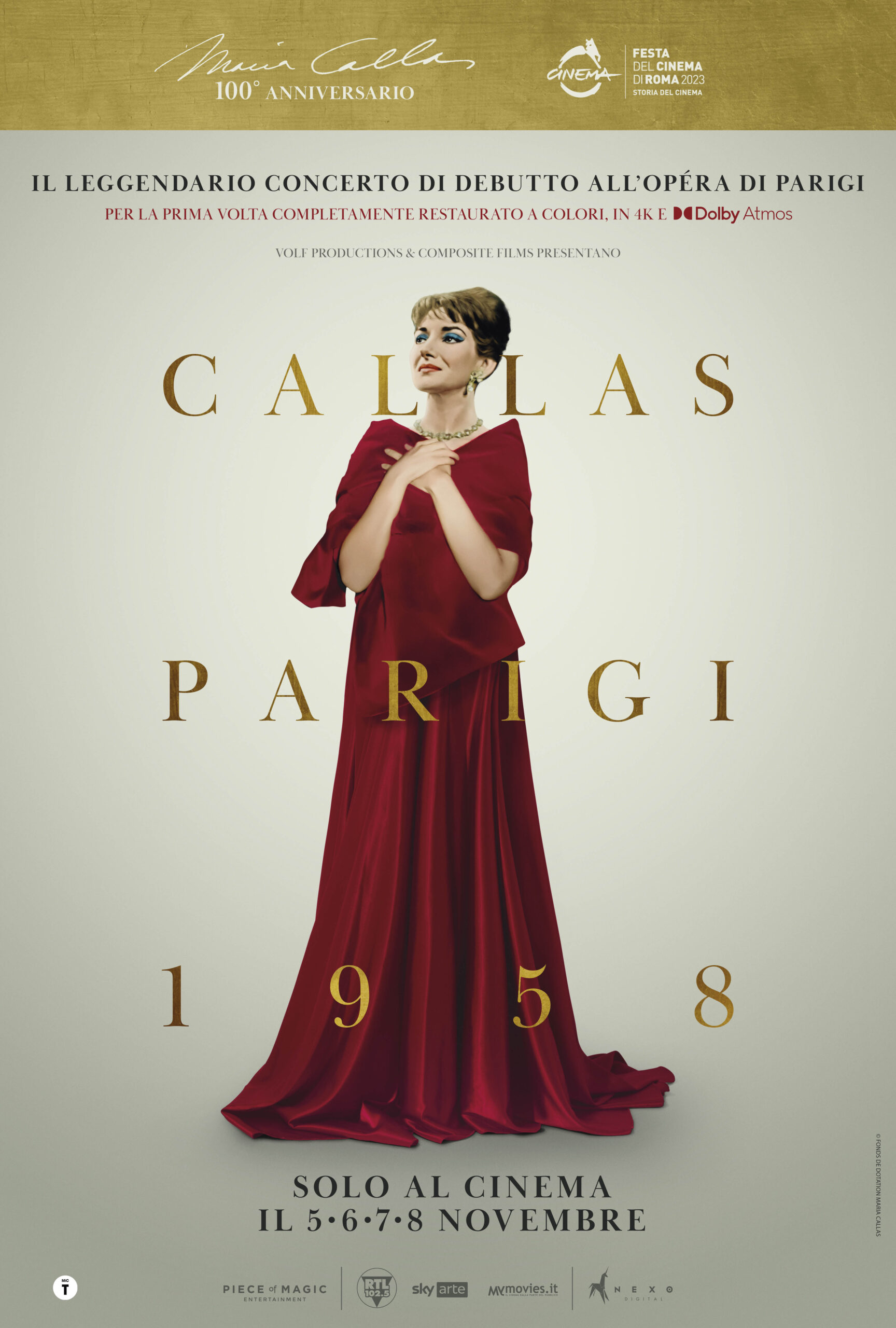 poster callas parigi 1958