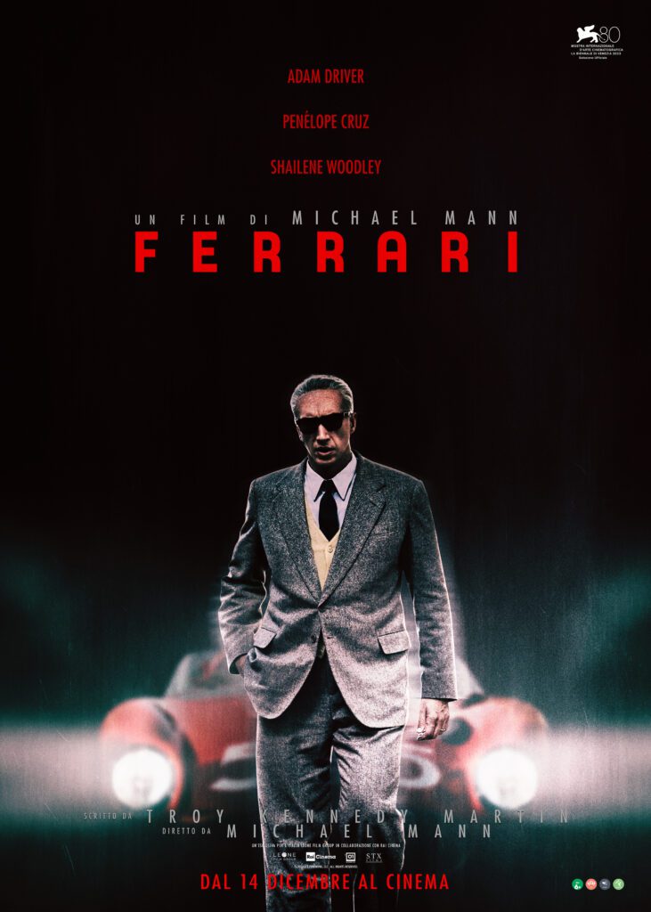 il poster ufficiale di Ferrari