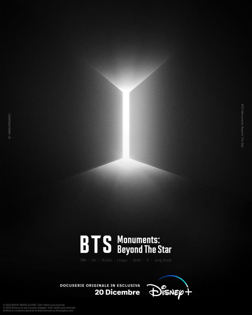 la key art di BTS Monuments: Beyond the Star