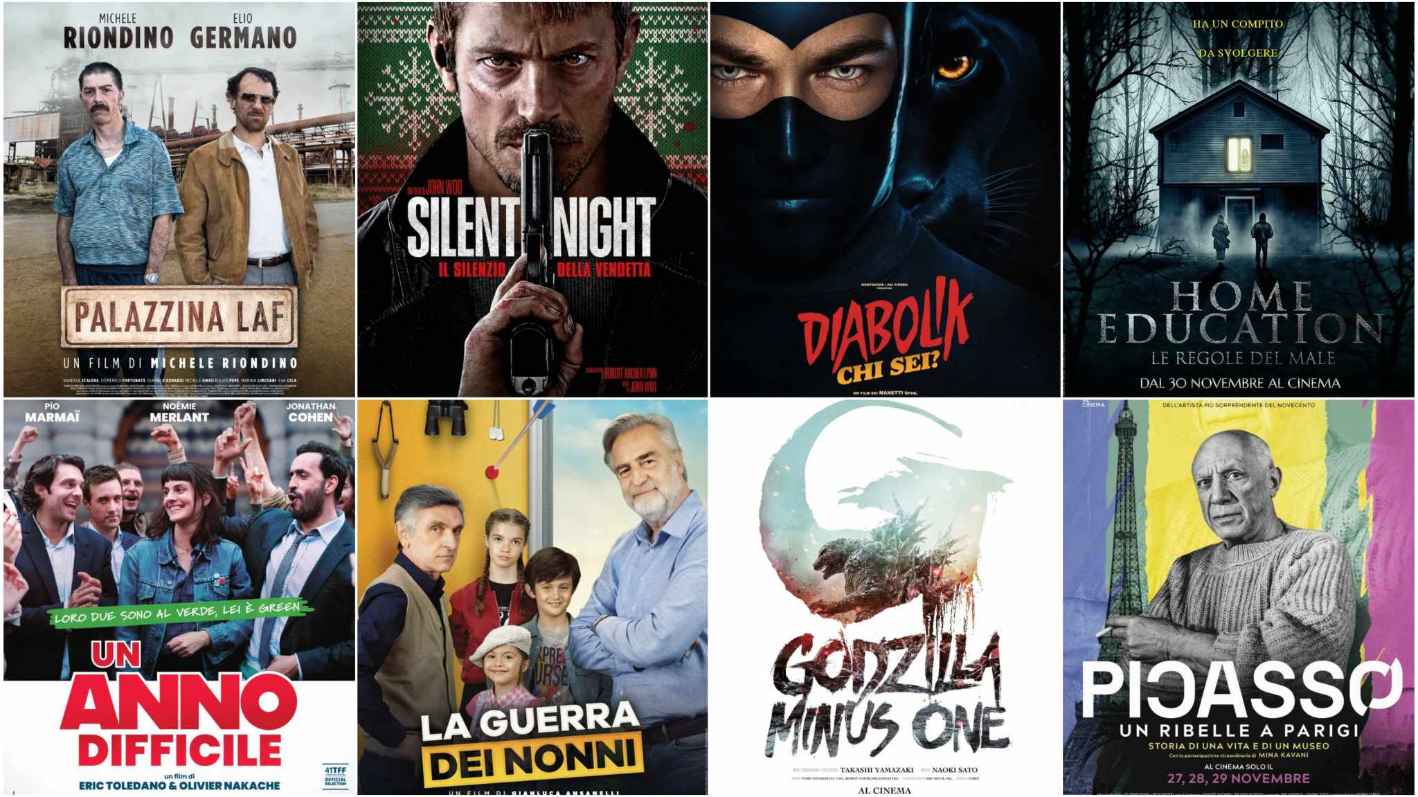 collage posterFilm in Uscita Settimana del 27 Novembre 2023