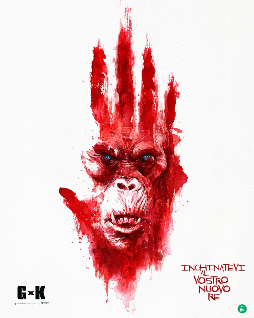 il primo teaser poster italiano di Godzilla e Kong: Il Nuovo Impero