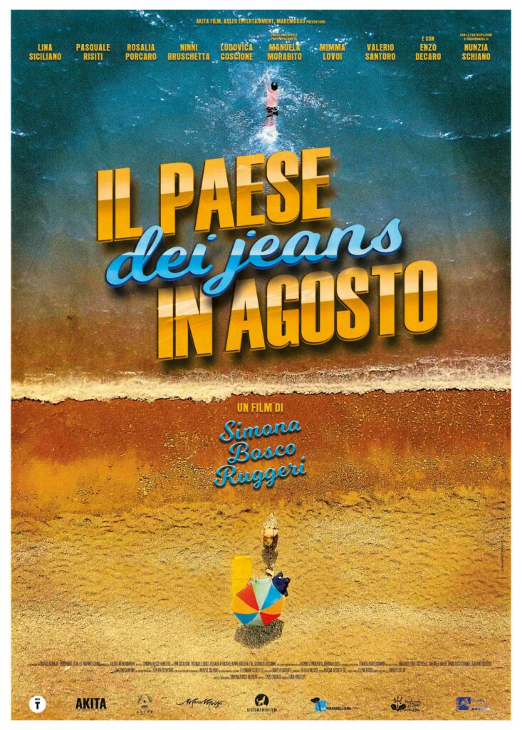 il poster il paese dei jeans in agosto