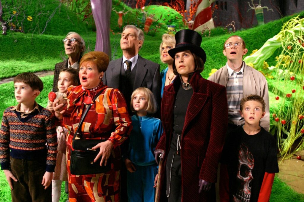 immagine la fabbrica di cioccolato di tim burton