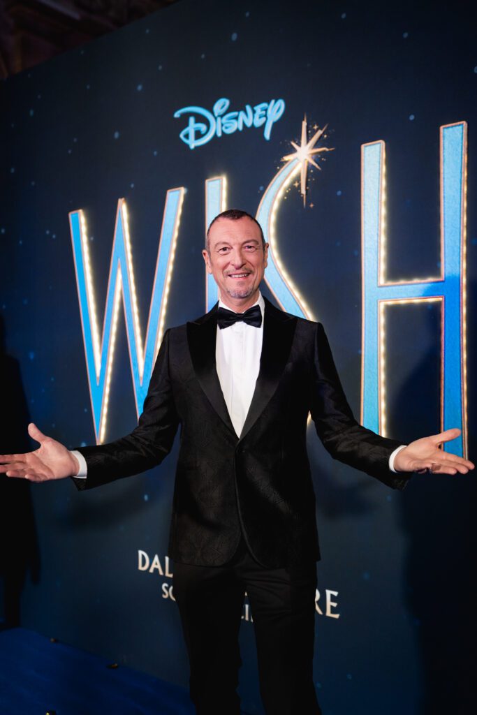 amadeus alla premiere di wish