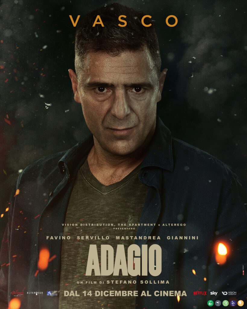 character poster giancarlo giannini in adagio