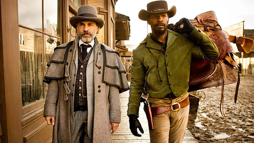 jamie foxx e cchristoph waltz in django unchained