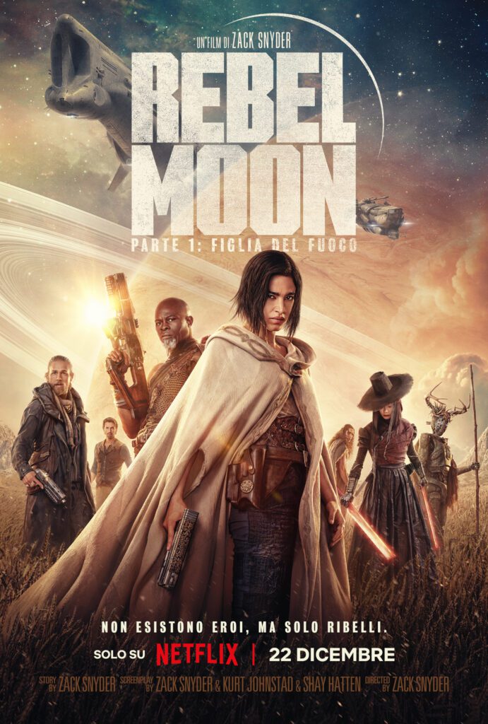 poster rebel moon part one la figlia del fuoco