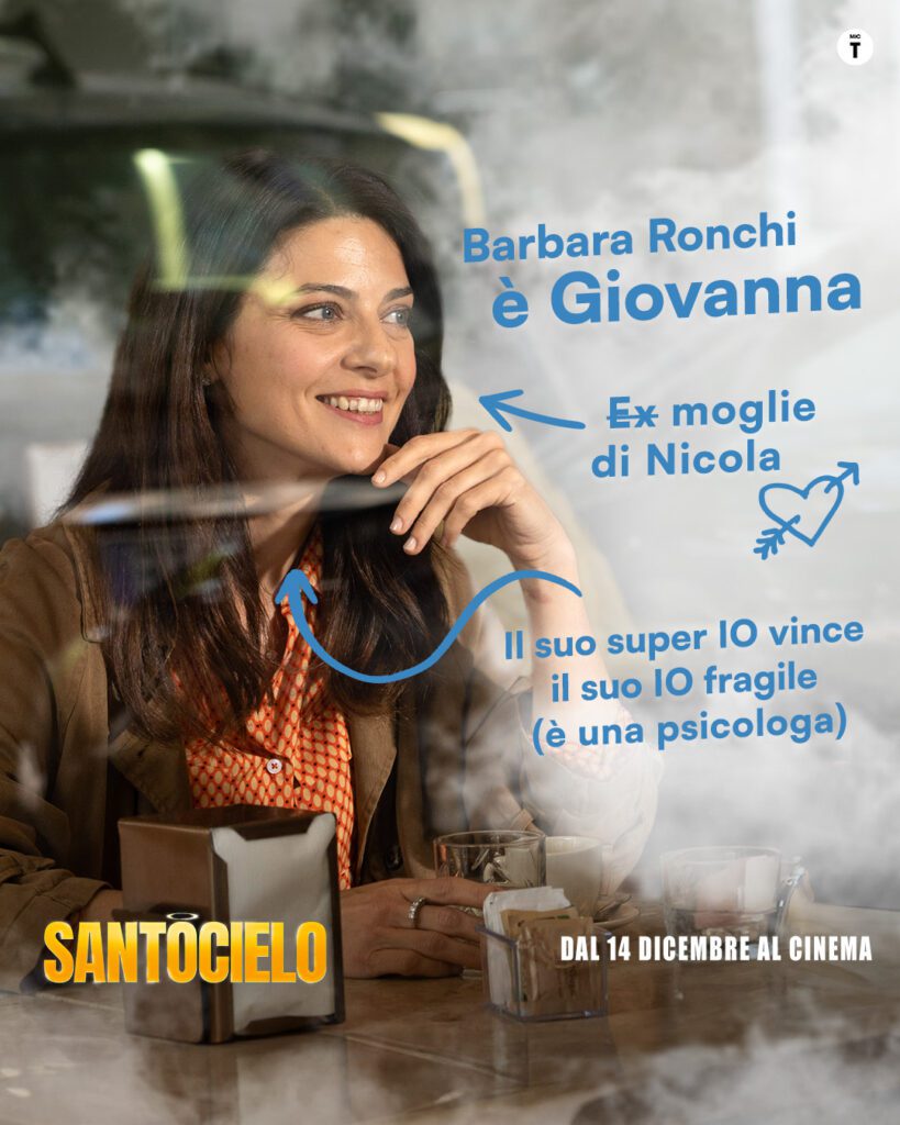 il character poster di barbara ronchi in santocielo