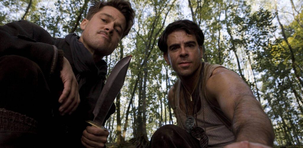 brad pitt e eli roth n bastardi senza gloria