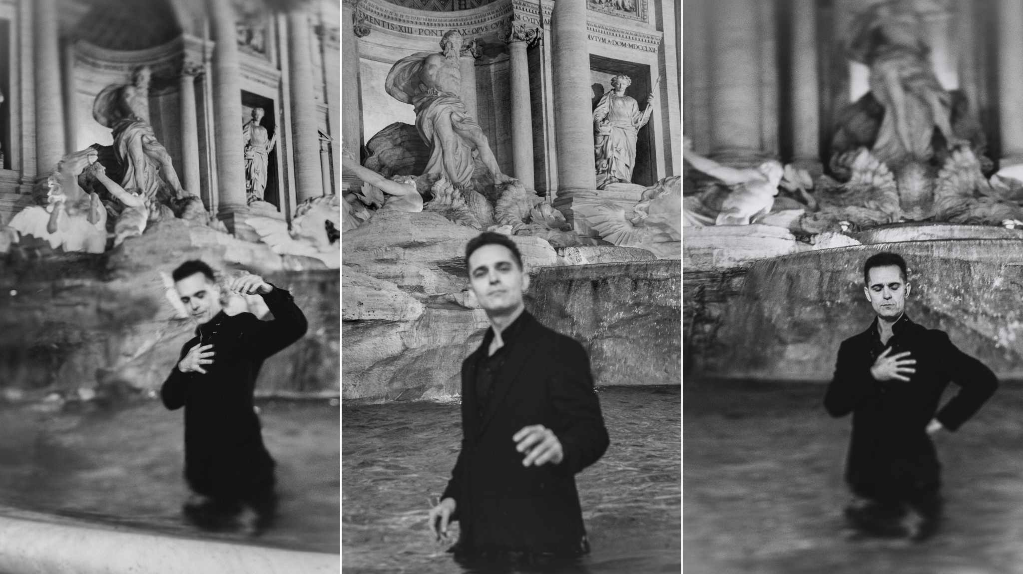 collage immagini pedro alonso a roma