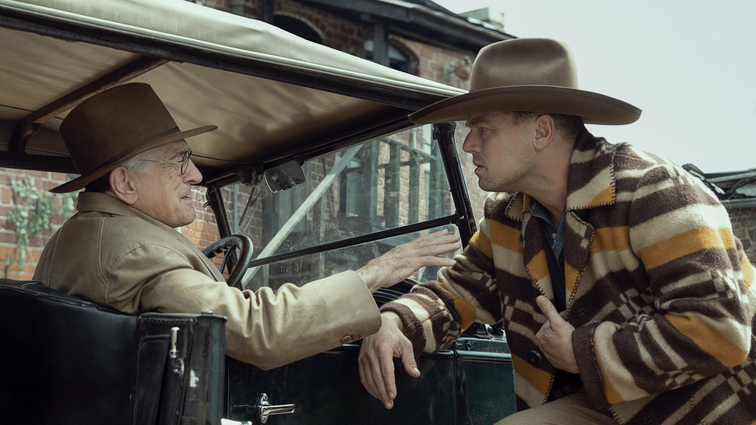 robert de niro e leonardo dicaprio in killers of the flower moon