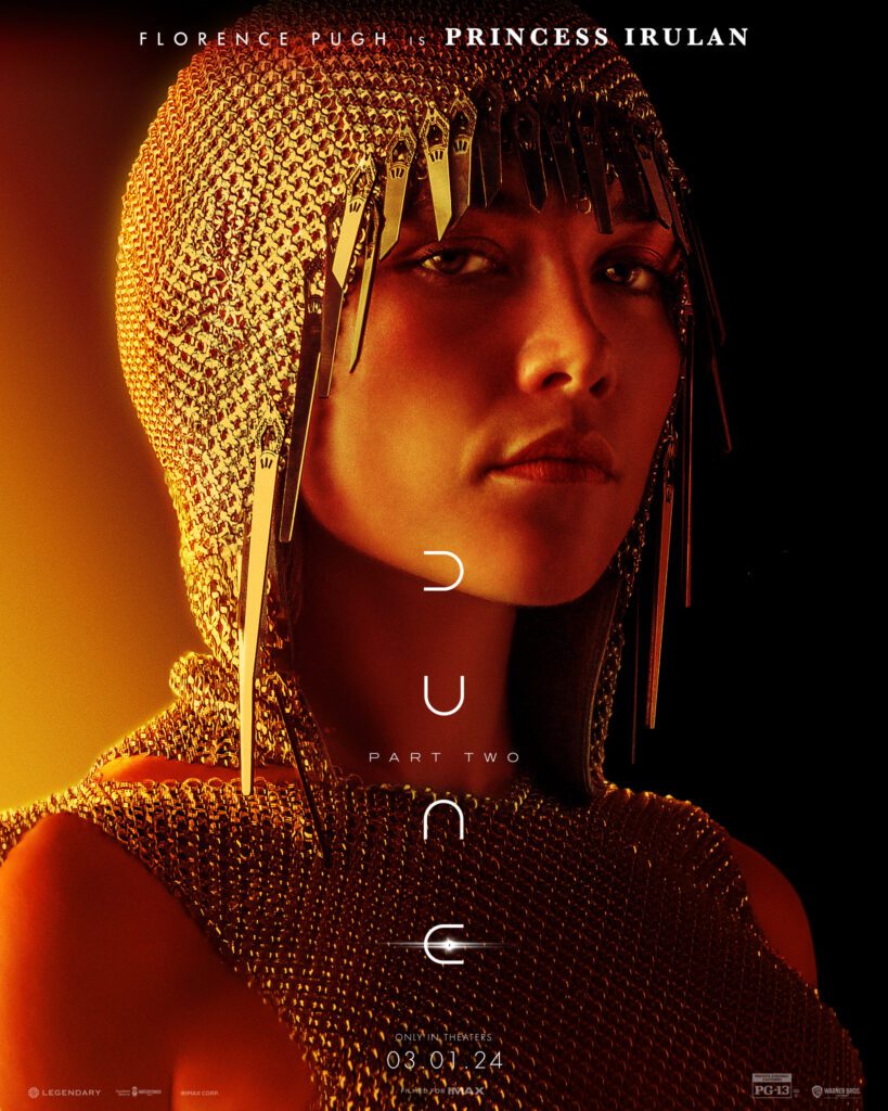 dune parte 2 character poster florence pugh