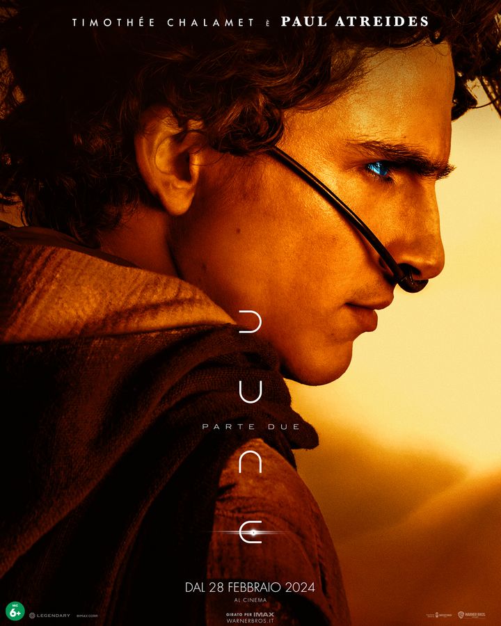 dune parte 2 character poster timothée chalamet