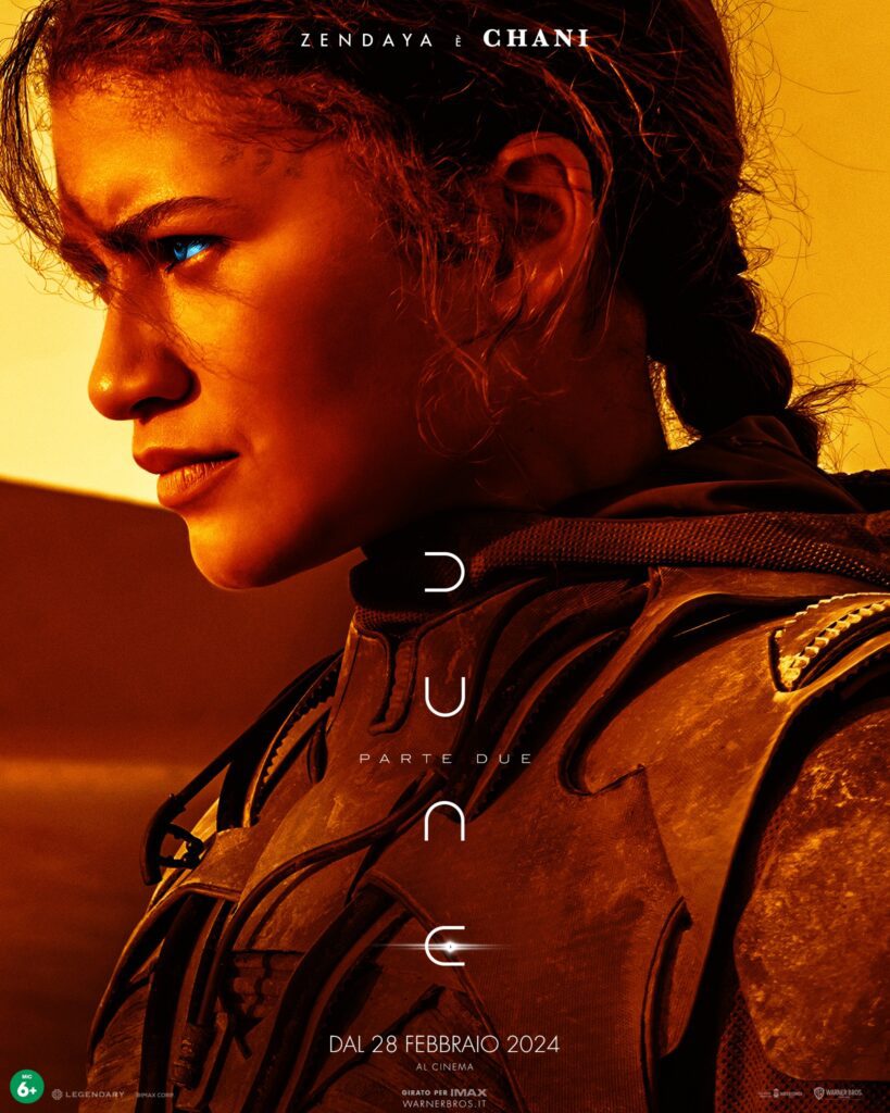 dune parte 2 character poster zendaya